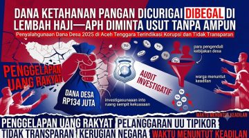 Dana Ketahanan Pangan Desa Lembah Haji Diduga Jadi Bancakan Elite, Warga Desak APH Bongkar Aliran Dana hingga Tuntas