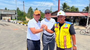 Kapolres Bireuen Bersama Dandim 0111/Bireuen Tinjau Kesiapan Akhir Jembatan Baru Krueng Tingkeum