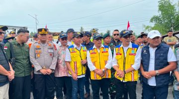 Kapolres Bireuen Hadiri Peresmian Jembatan Krueng Tingkeum Kuta Blang, Mobilitas Masyarakat Kembali Normal Pasca Bencana